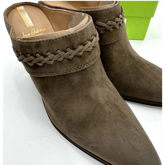 SAM EDELMAN New in Box Alison Western Mule in Desert Olive // 9 - Picture 7 of 12